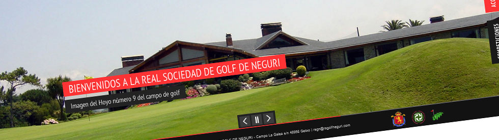 Pantallazo Web Real Sociedad de Golf de Neguri